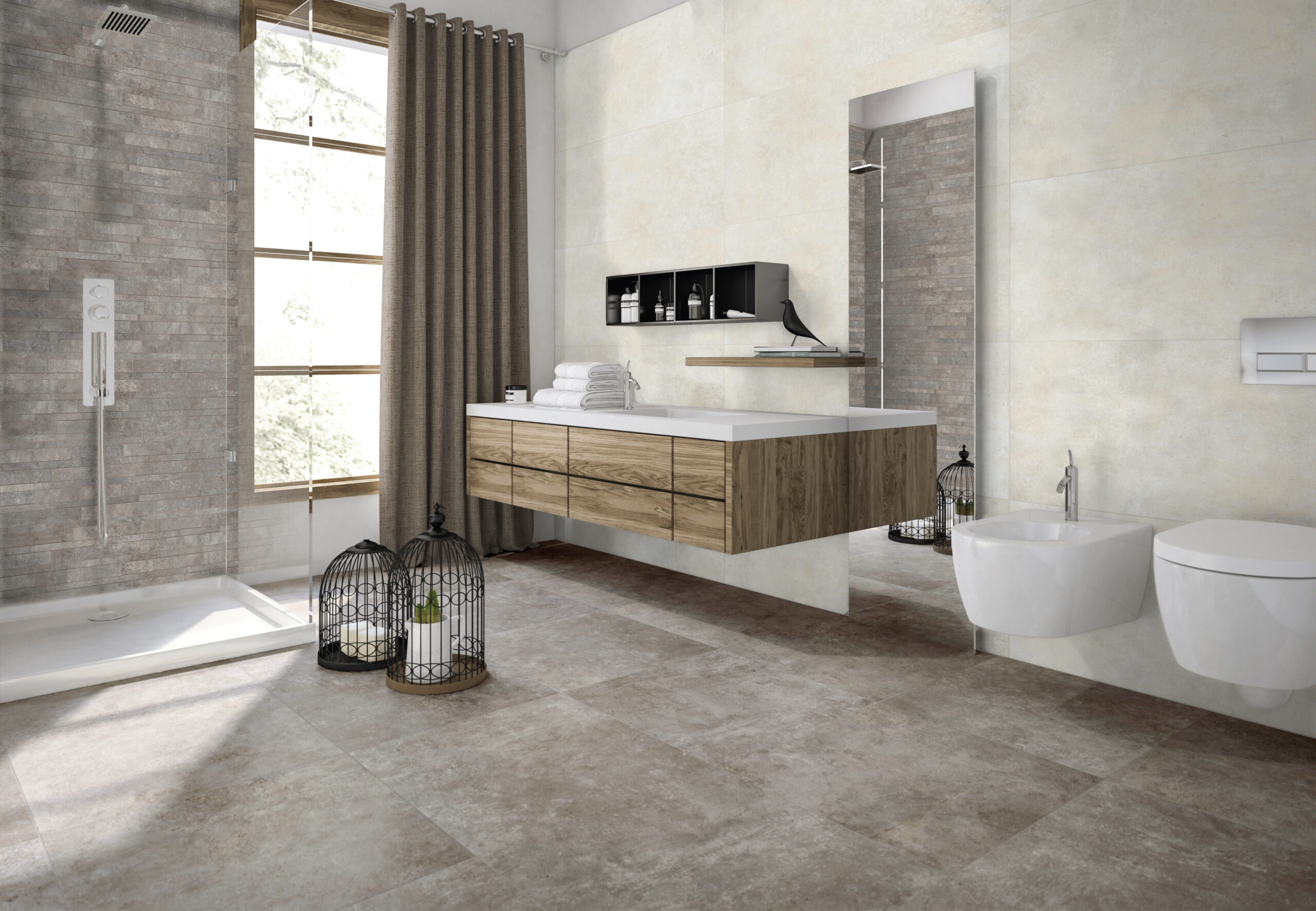 Carrelage Terrazzo Doria Greige