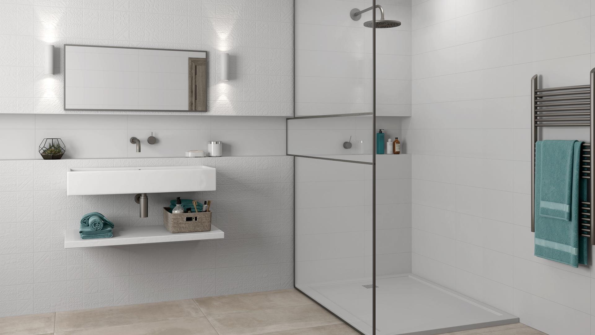 Carrelage Terrazzo Doria Bianco