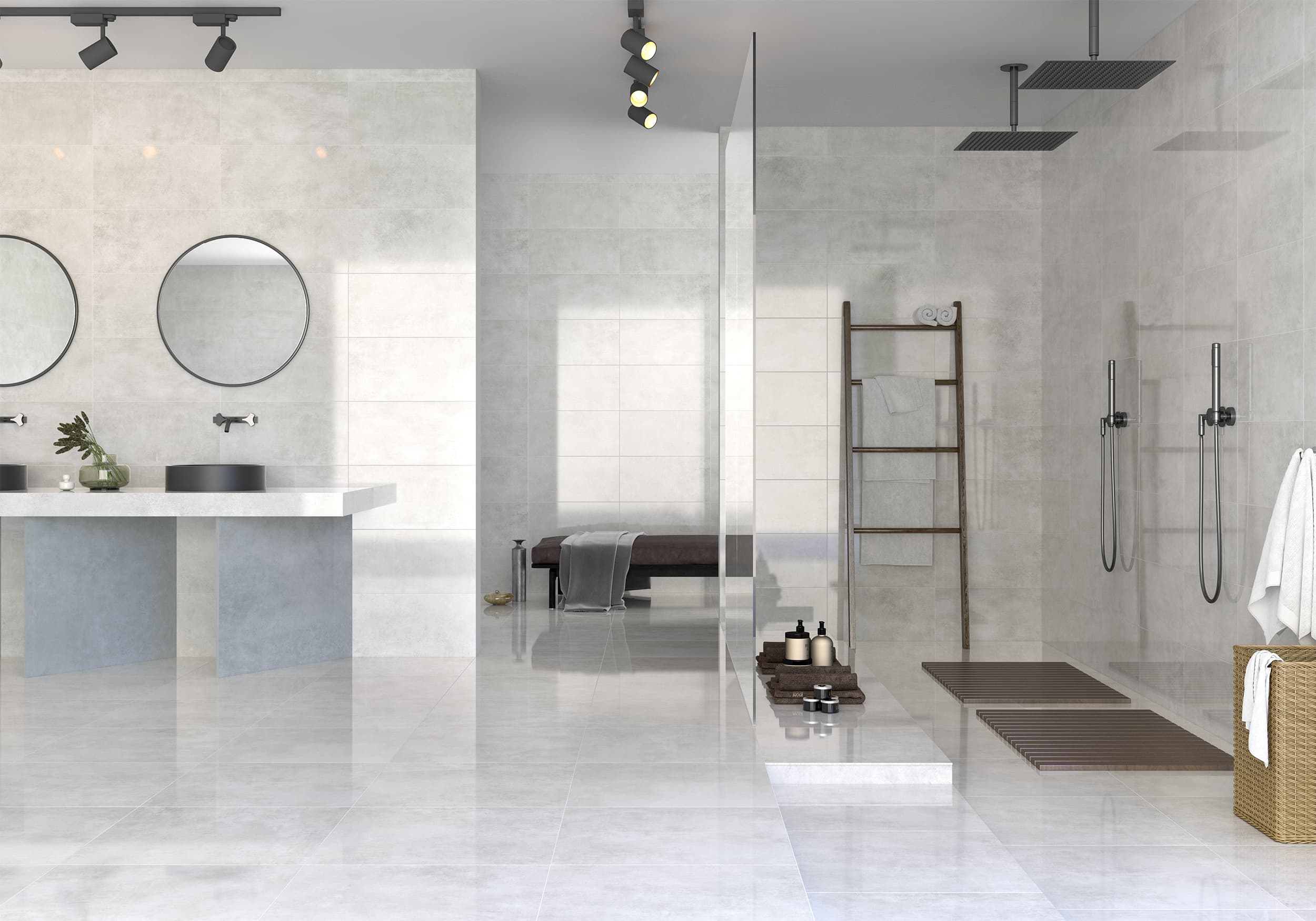 Carrelage Terrazzo Doria Bianco