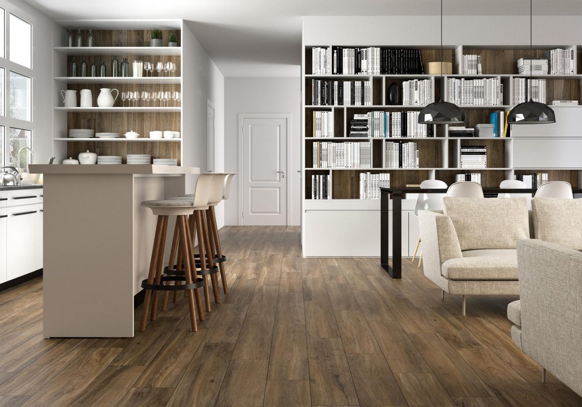 Carrelage bois Sequoya Walnut 20×120