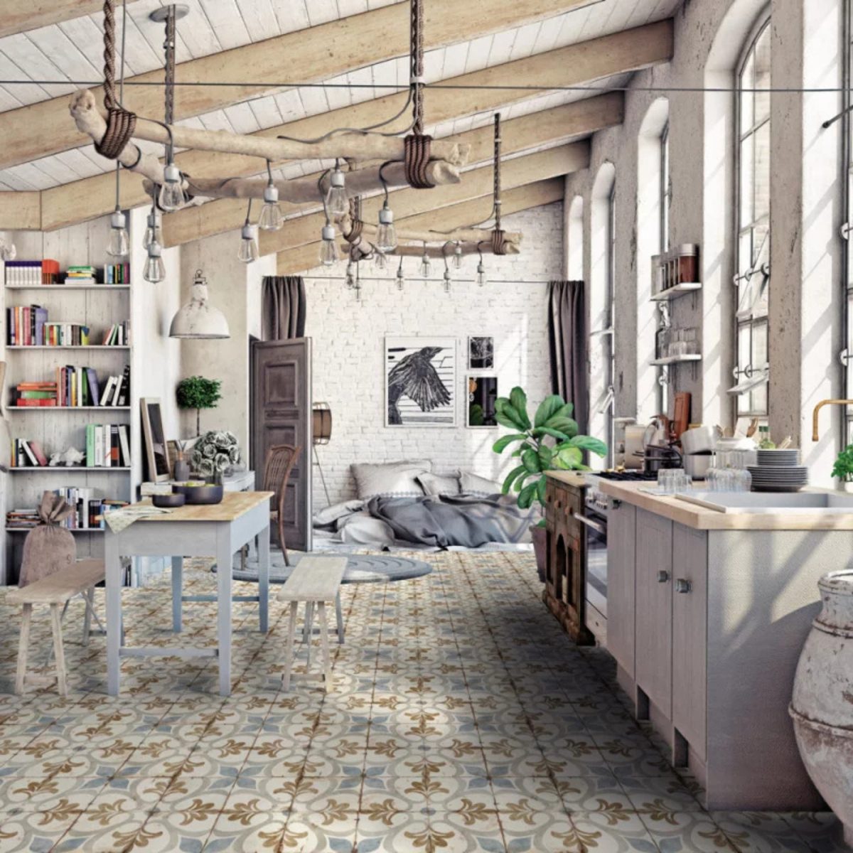 Carreau de ciment Aurora Loft 20×20