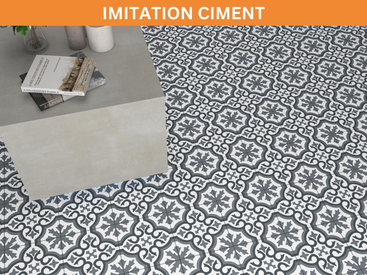 Carreau de ciment Hexa Verona Miel 23×27