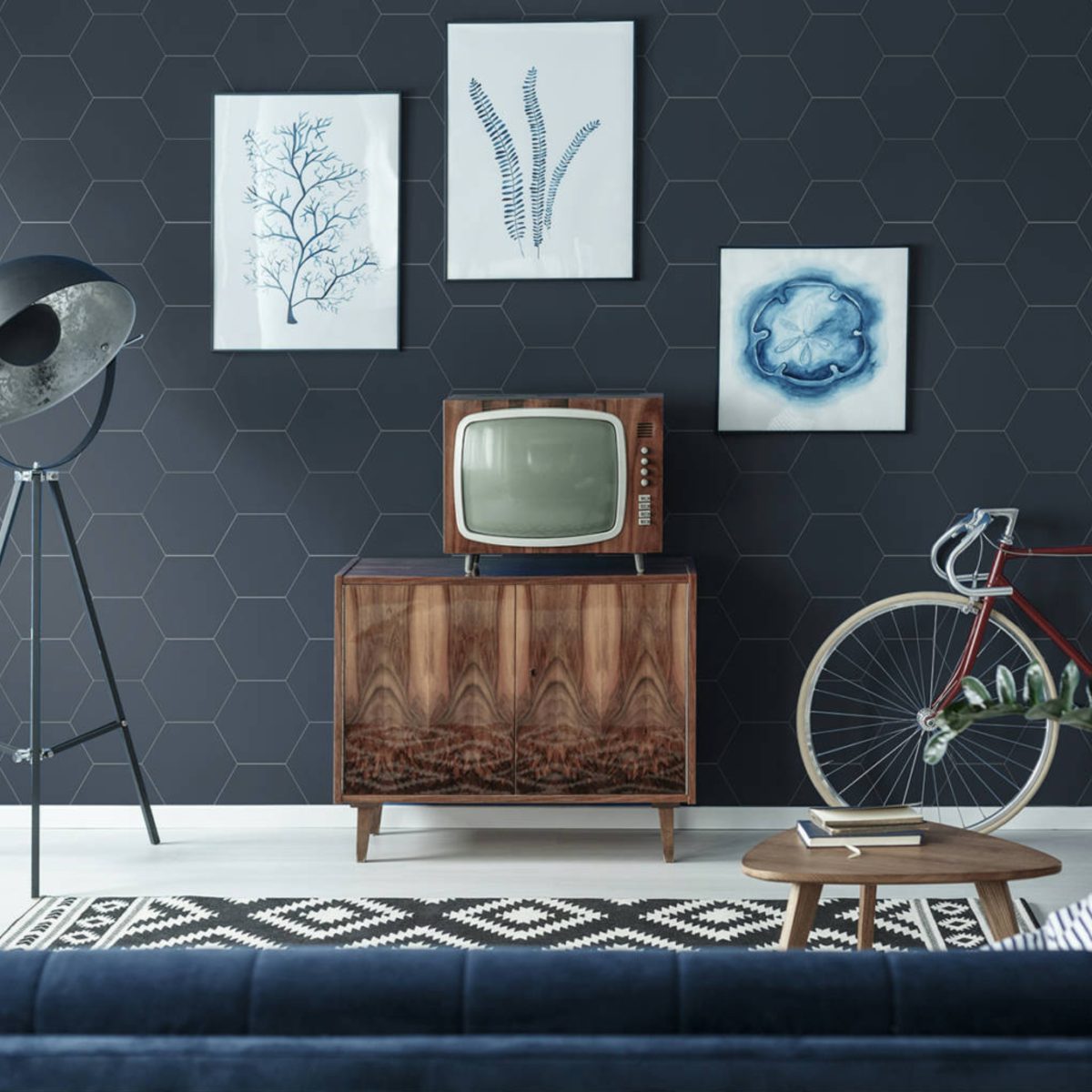 Carreau de ciment Hexa Element 23×27