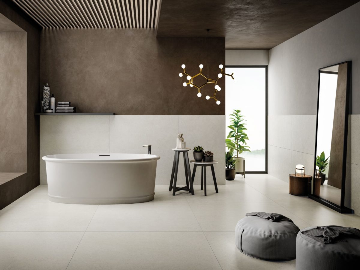 Carreau de ciment HEXA Terni Noir 23×27