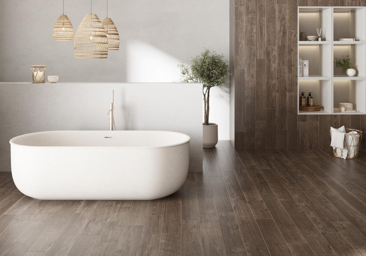 Carreau de ciment HEXA Terni Noir 23×27