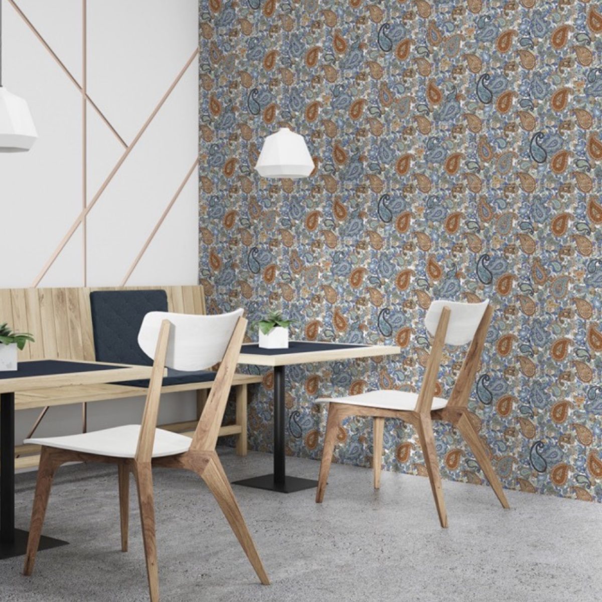 Carreau de ciment Paisley NUR 25×25