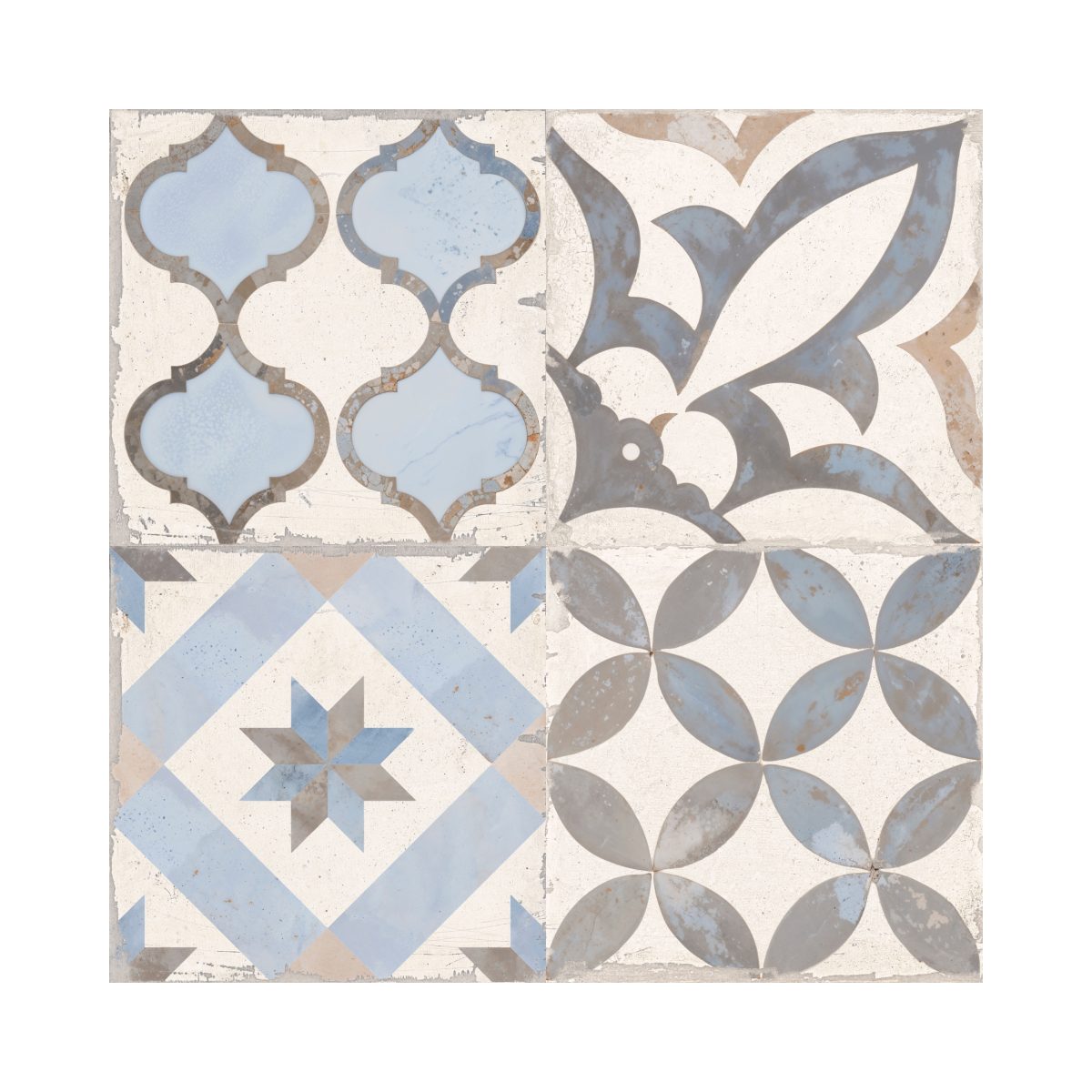 Carreau de ciment Vichy Mix 25×25