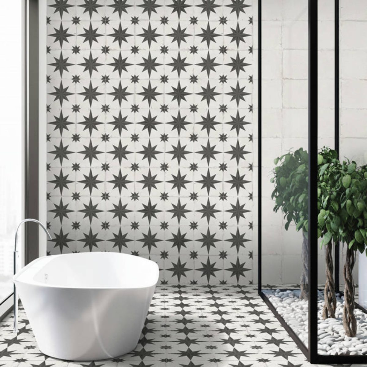 Carreau de ciment Chez Coco Sun 25×25