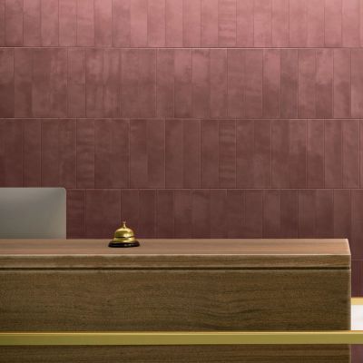 Carrelage Zellige Earth Wine 7,5×30