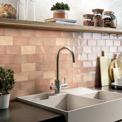 Carrelage Zellige Earth Rosebud 7,5×30