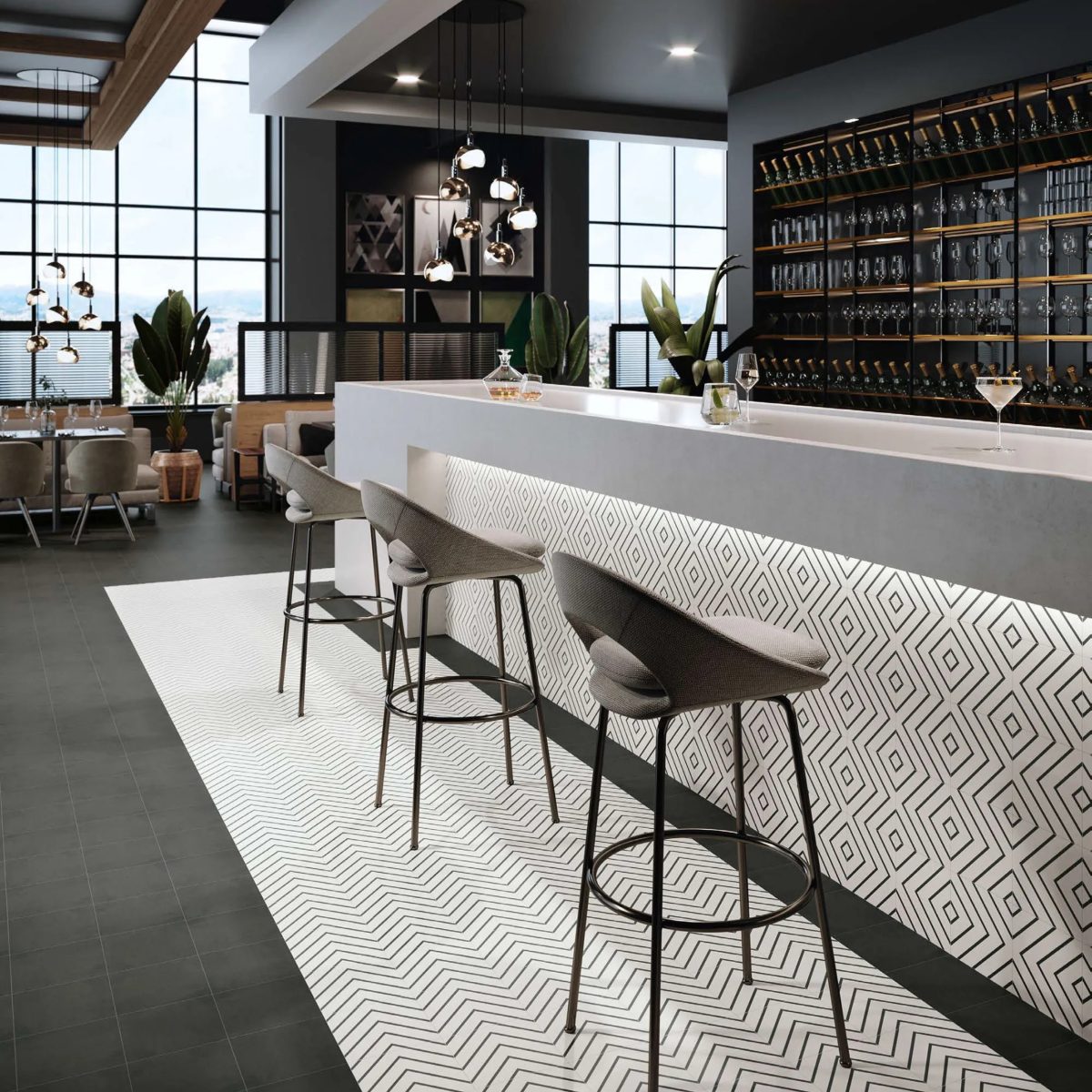 Carreau de ciment Echo 20×20