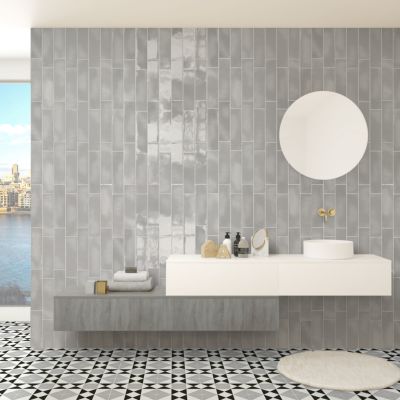 Carrelage Zellige Cosmos Pearl 6,9×24