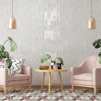 Carrelage Zellige Cosmos White 6,9×24