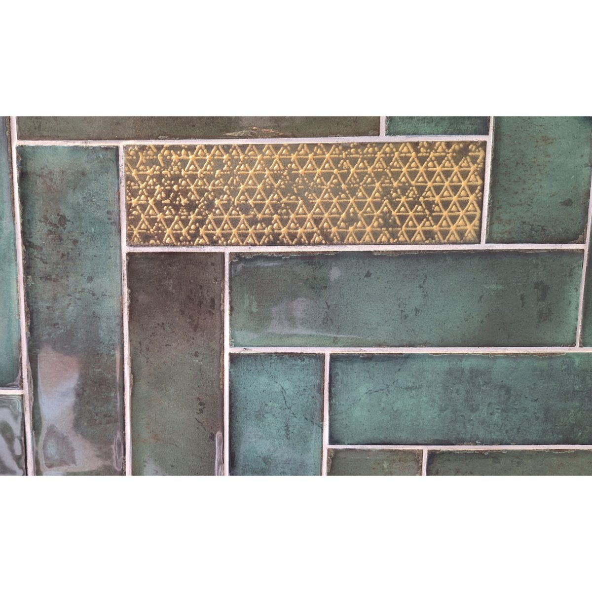 Carrelage Zellige Cosmos Green Decor 6,9×24