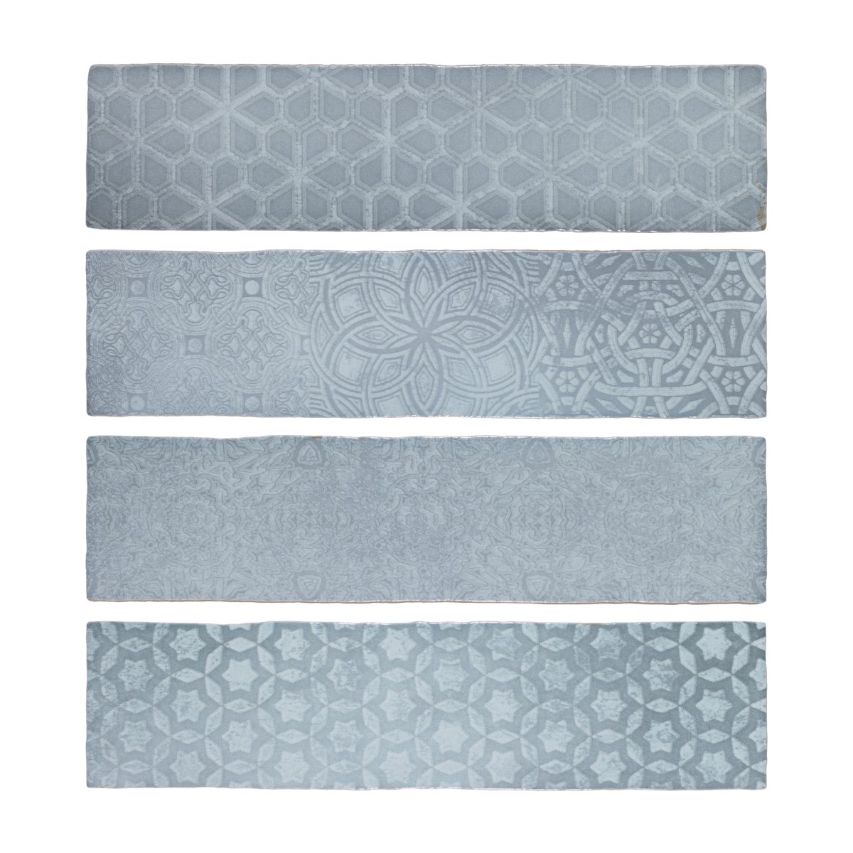 Carrelage Zellige Tetuan Bleu Midi 7,5×30