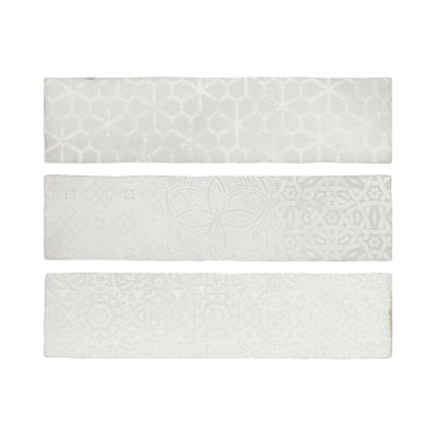 Carrelage Zellige Tetuan Blanc 7,5×30