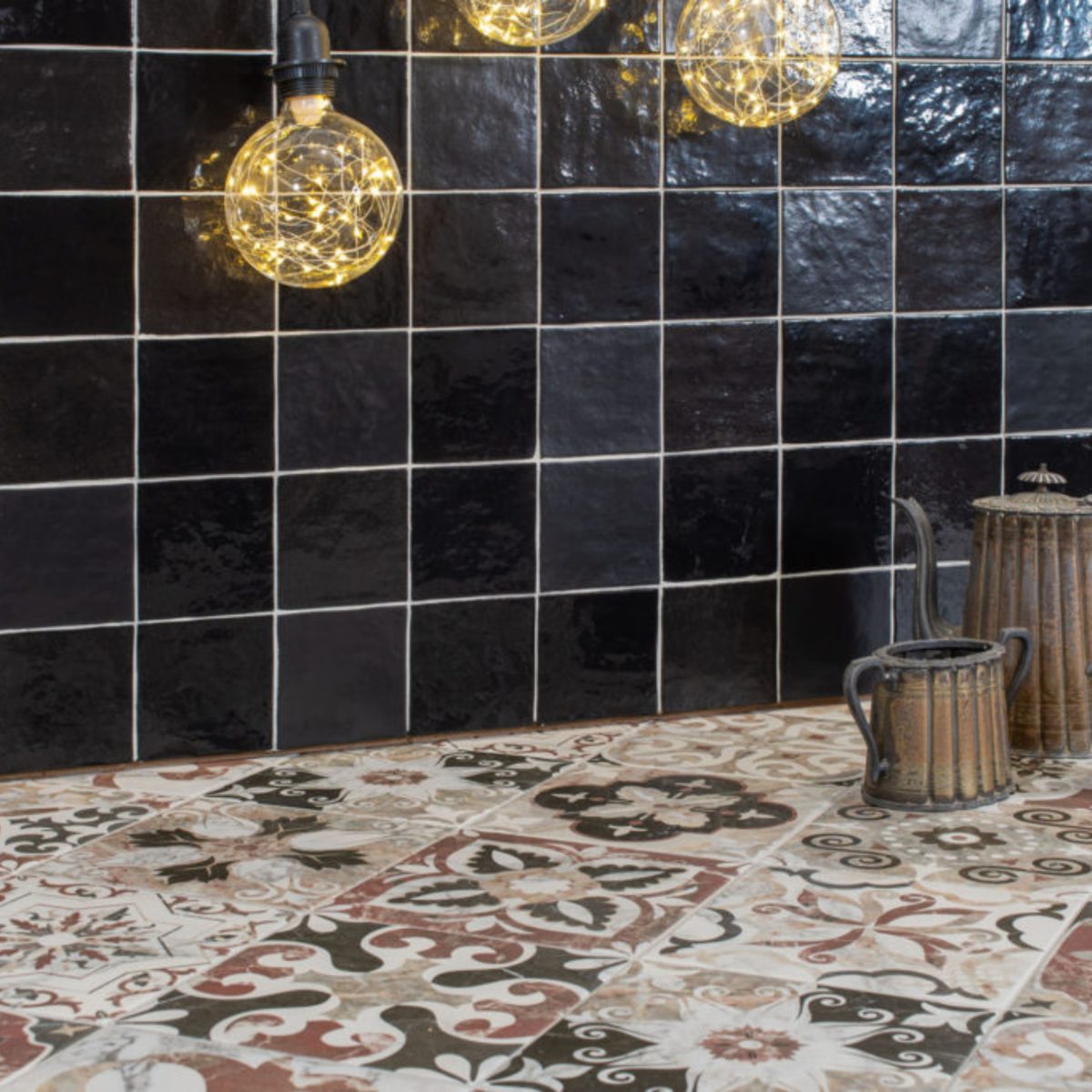 Carrelage Zellige Almoradi Noir 10×10