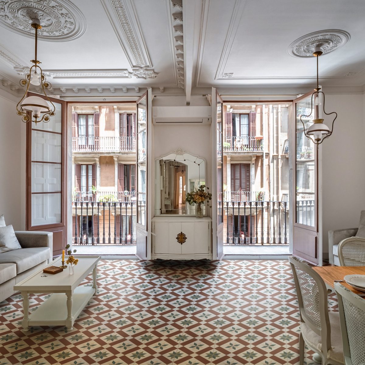 Carreau de ciment victorian molly 20×20