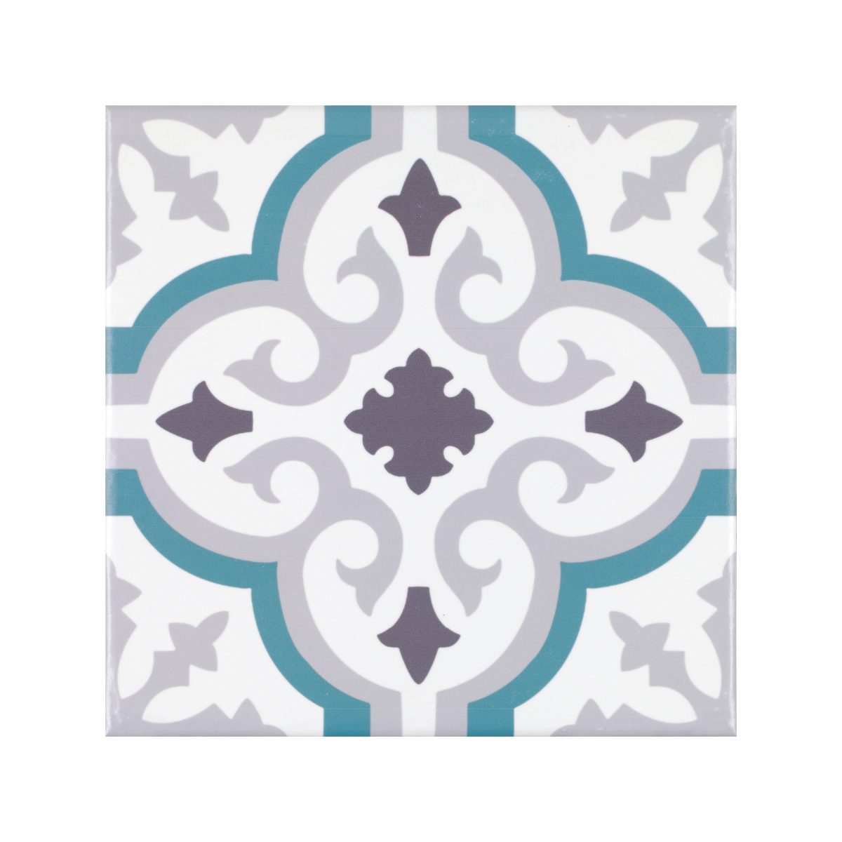 Carreau de ciment Orly Bleu 20×20