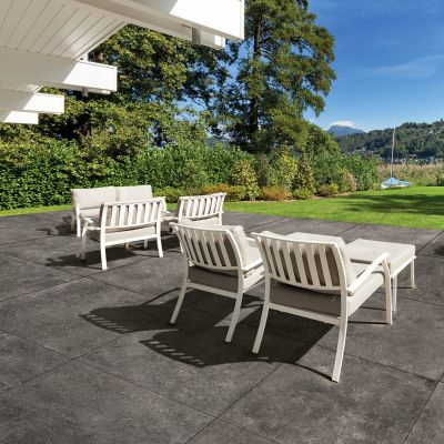 UMBRIA ANTICA 90X90 B=1.62M² ANTHRACITE / GRIGIO / BIANCO