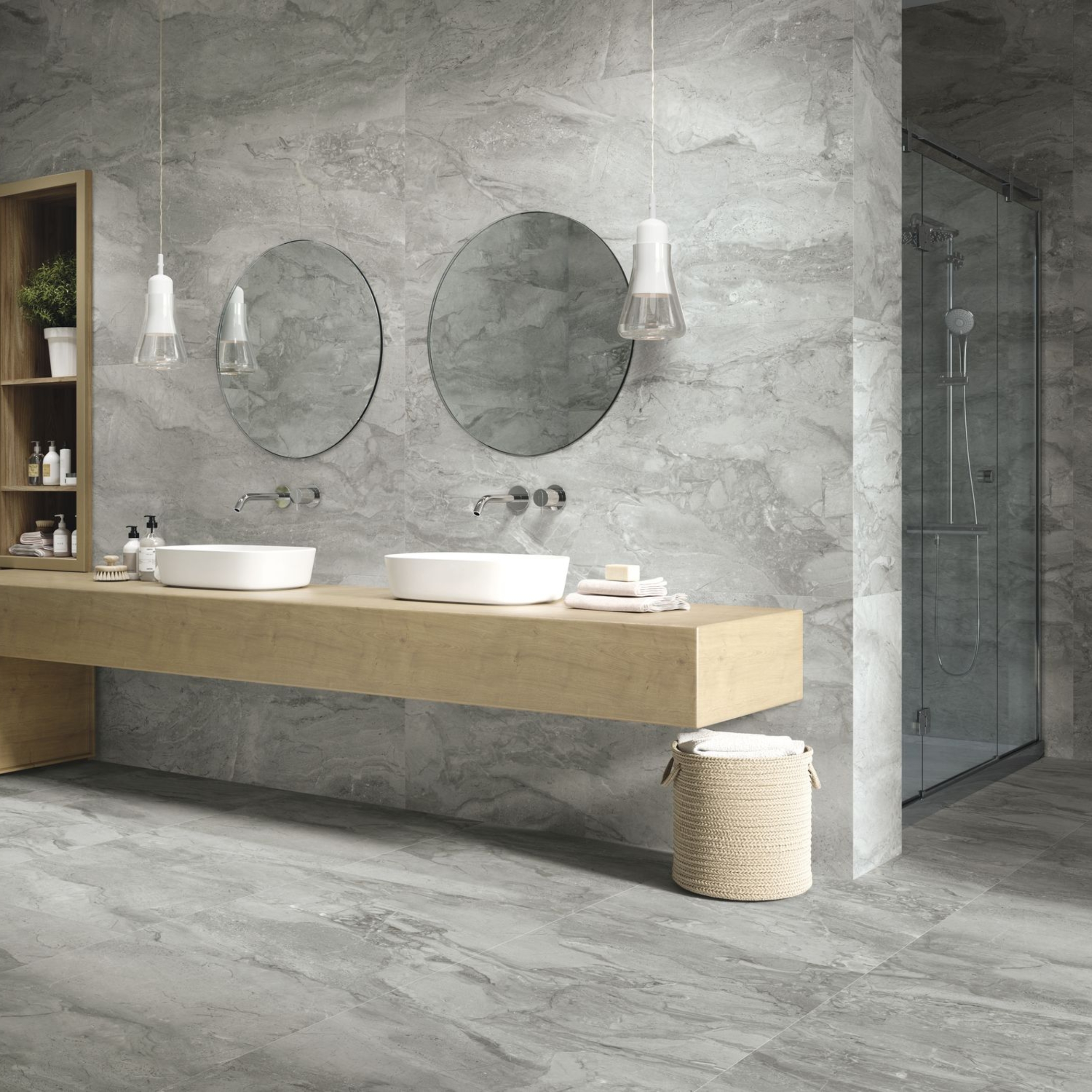 Carrelage marbre Pienza Cenere Pulido